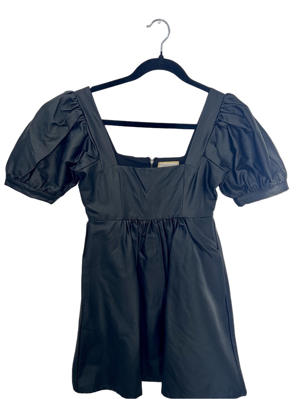 Luba By Payne • Women’s Black Puff Sleeve Party Mini Dress XS NWOT - Picture 5 of 11